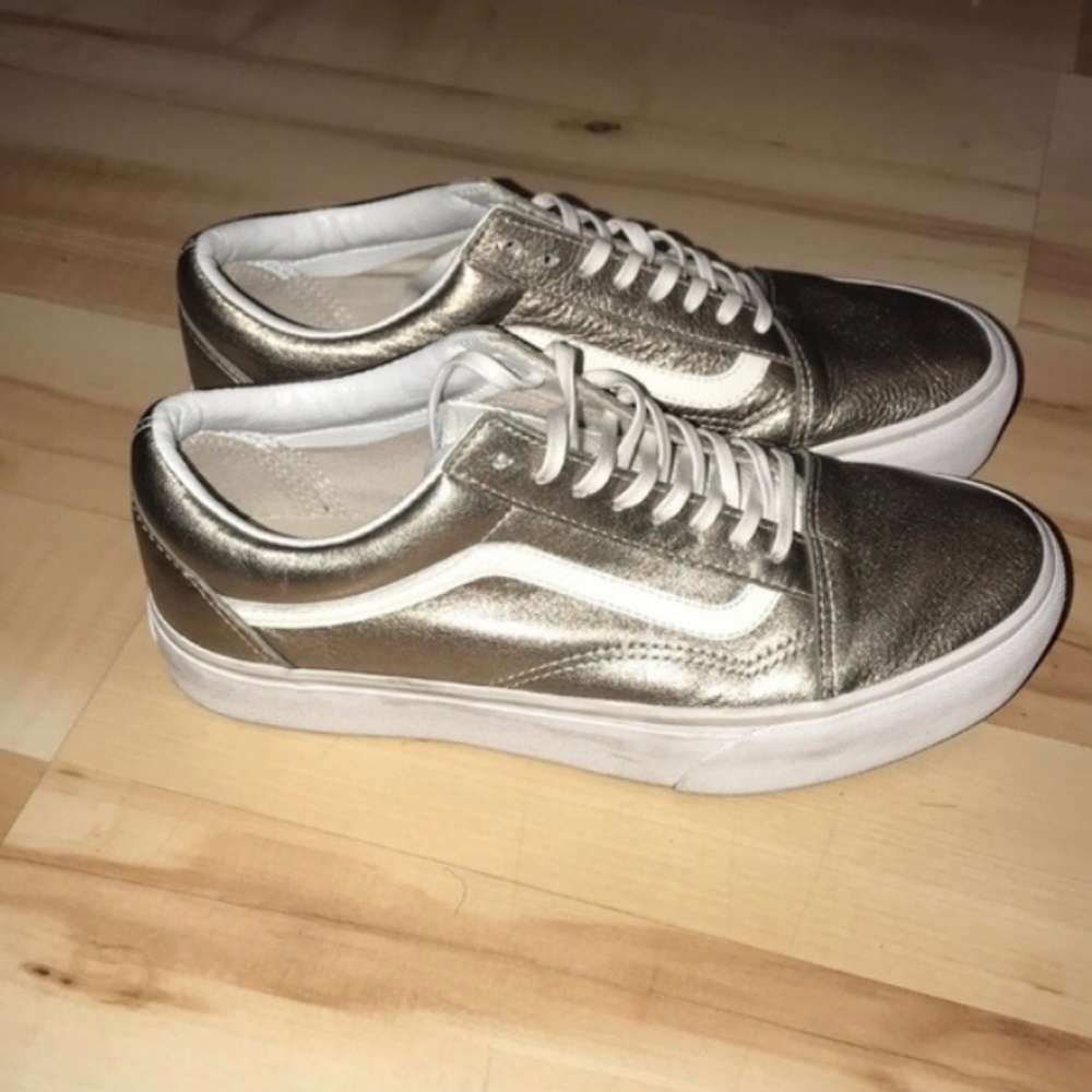 Gold Platform Vans